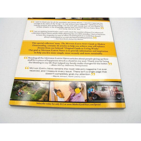 New Modern Homesteading Collector Serie Mother Earth News Book Self Reliance DIY - Picture 6 of 9